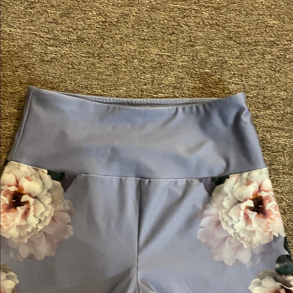 Floral Print Leggings yoga pants XS - Picture 6 of 7